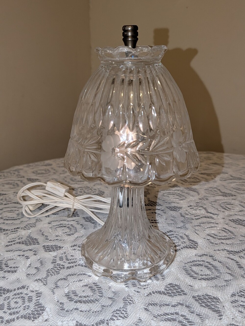 Glass Table Lamp